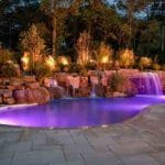 Đèn hắt hồ bơi đổi màu