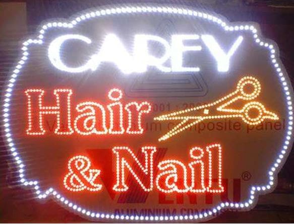 bảng hiệu nail led chớp