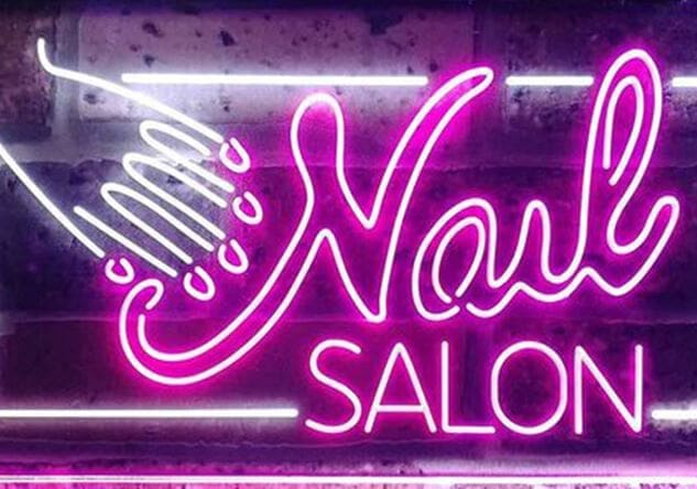 bảng hiệu nail neon