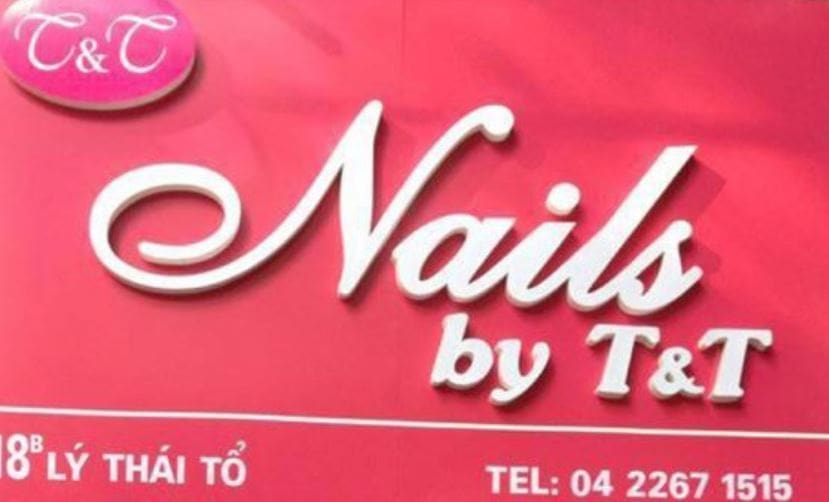 bảng hiệu nail