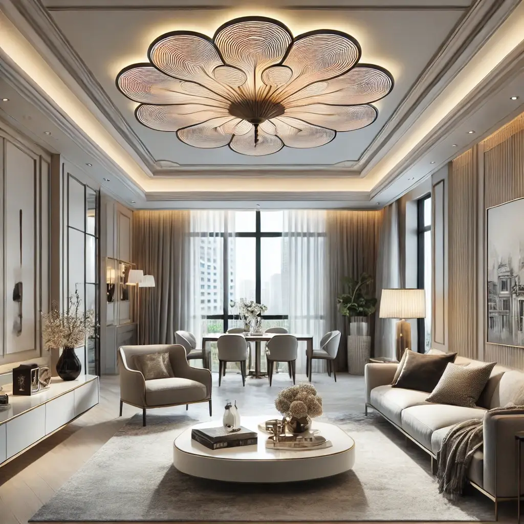 Đèn Trần Phòng Khách: Thắp Sáng Không Gian Ấm Cúng, Nâng Tầm Sang Trọng