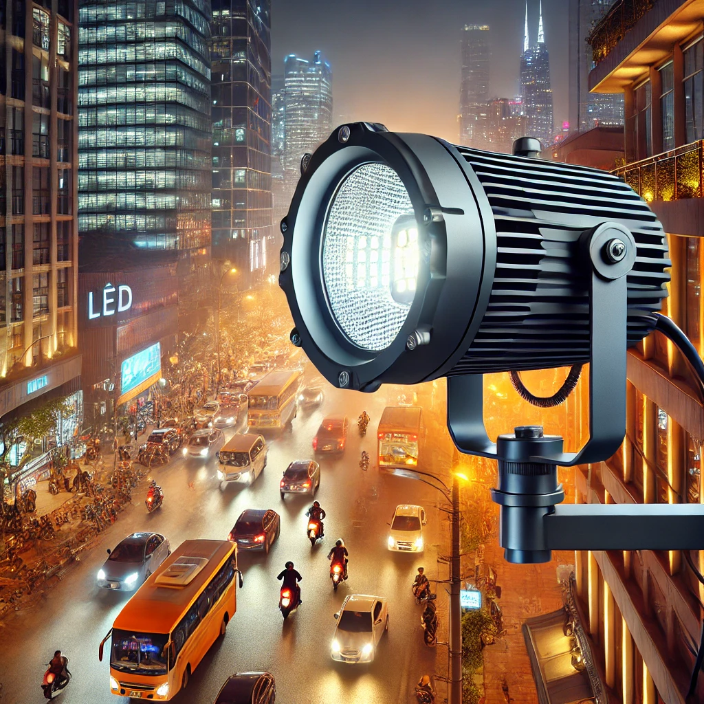 đèn led chiếu điểm ngoài trời