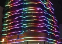 Dự án led thanh RGB Hoang Trieu entertainment