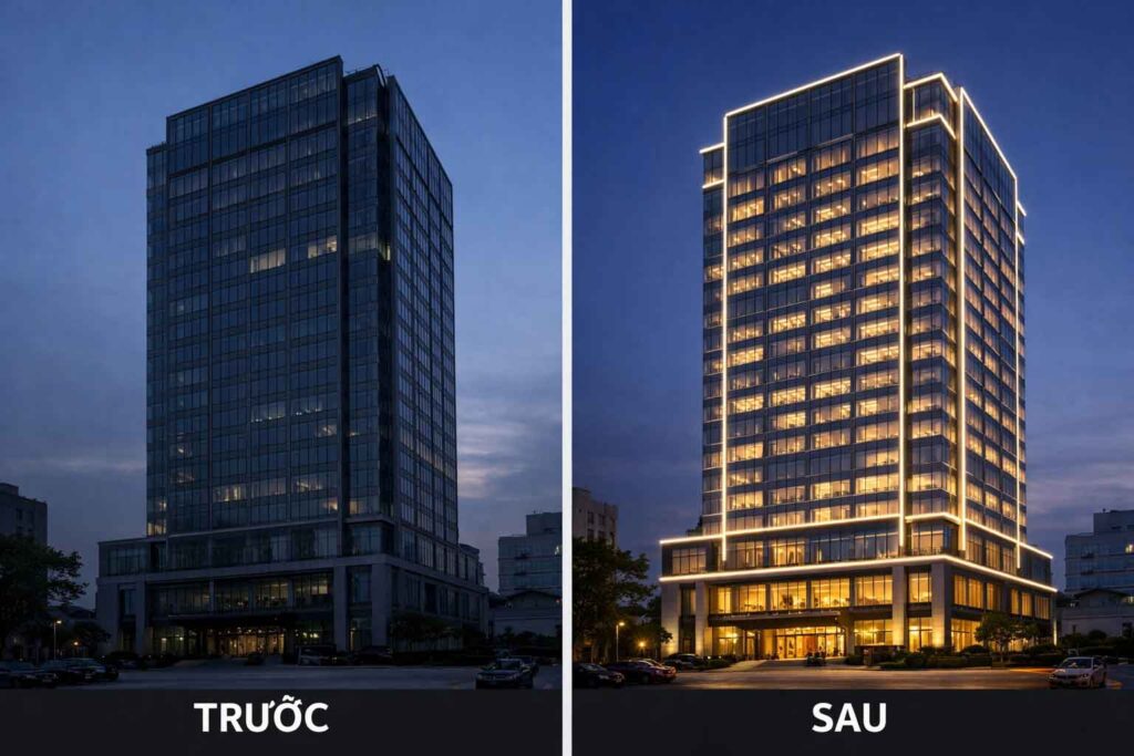 Đèn LED trang trí mặt tiền