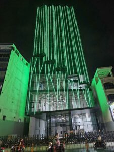 led viền tòa nhà