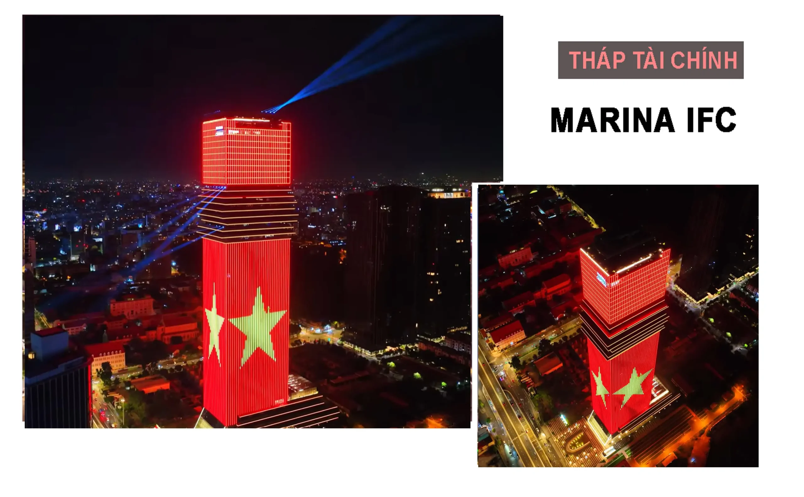 chiếu sáng mỹ thuật tòa tháp tài chính
