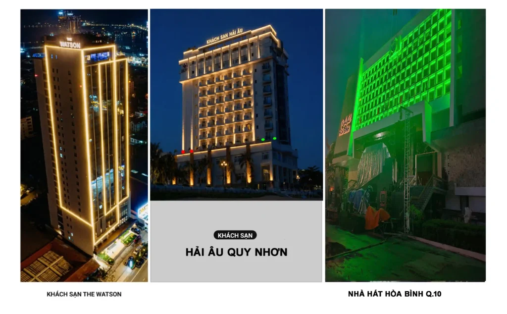 chiếu sáng mỹ thuật khách sạn